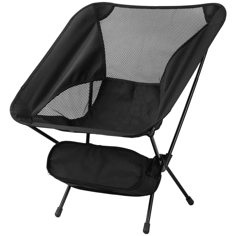 Detachable Portable Folding Moon Chair Outdoor Camping Chairs Beach Fishing Chair Ultralight Travel Hiking Picnic Seat Tools