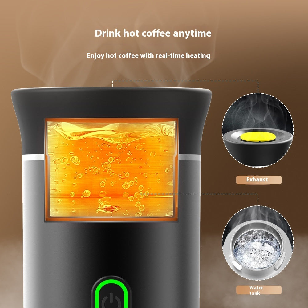 Electric Grinder Coffee Travel Handy 3 In1 Espresso Portable Coffee Espresso Maker Machine Cafe Portable Capsule Coffee Machine Kitchen Gadgets Vibrant Vaults