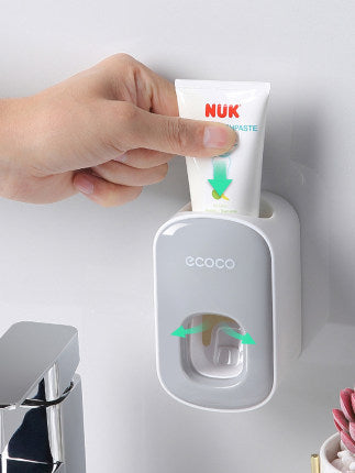 Wall Mounted Automatic Toothpaste Holder Bathroom Accessories Set Dispenser Vibrant Vaults