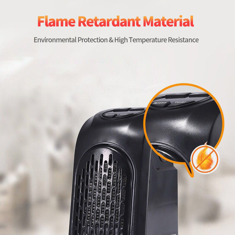 Winter Air Heater Fan Heater Electric Home Heaters Mini Room Air Wall Heater Ceramic Heating Warmer Fan For Home Office Camping Vibrant Vaults