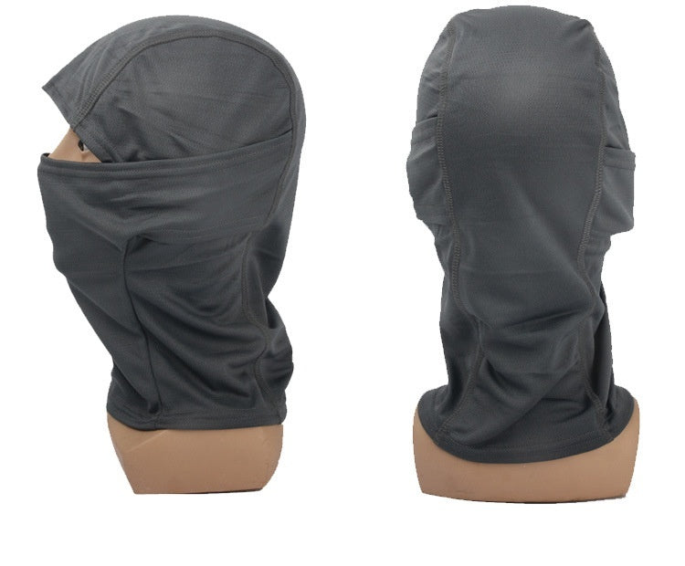 Solid Color Quick-drying Breathable Mask Tactical Protective Headgear Outdoor Cycling Full Face Protection Vibrant Vaults