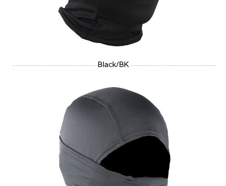 Solid Color Quick-drying Breathable Mask Tactical Protective Headgear Outdoor Cycling Full Face Protection Vibrant Vaults