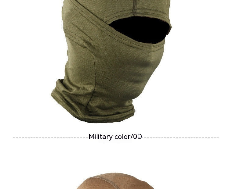 Solid Color Quick-drying Breathable Mask Tactical Protective Headgear Outdoor Cycling Full Face Protection Vibrant Vaults