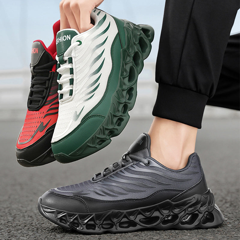 Men's Lace-up Sneakers Thick-soled Daddy Vulcanized Shoes Outdoor Running Sports Casual Shoes Vibrant Vaults