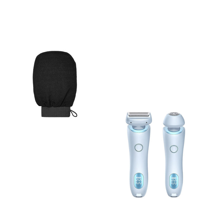 2 In 1 Hair Removal Epilator USB Rechargeable Trimmer Women Body Razor Face Leg Armpit Bikini Hand Pubic Shaver Hair Remover Vibrant Vaults