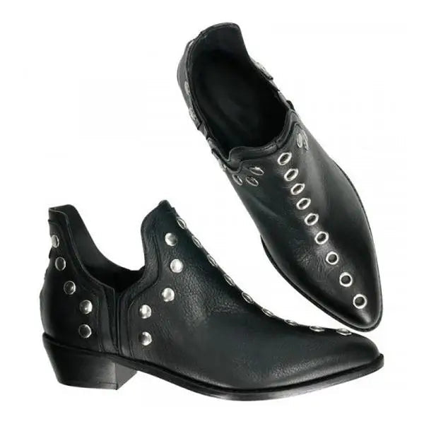 Winter Boots Lady Pointe Shoes Boots-Women Rivets Luxury Designer 2024 Pointy Autumn Rubber Low Fashion Lace-Up Cotton Fabric S Vibrant Vaults