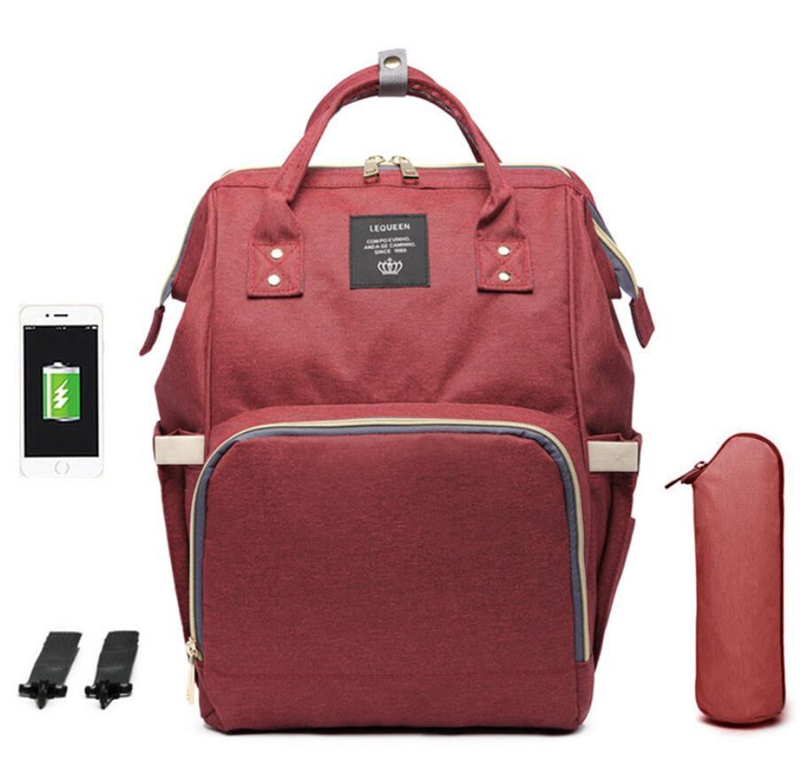 Large Capacity Diaper Bag Mummy Nursing Nappy Backpacks Travel Baby Vibrant Vaults