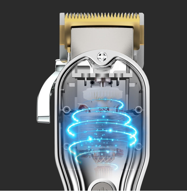 Hair Scissors Metal Machine Intelligent LED LCD Display Hair Salon Washing Electric Clipper Razor Vibrant Vaults