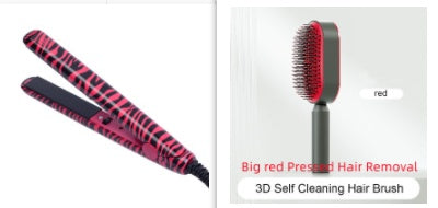 Self Cleaning Hair Brush For Women One-key Cleaning Hair Loss Airbag Massage Scalp Comb Anti-Static Hairbrush Vibrant Vaults