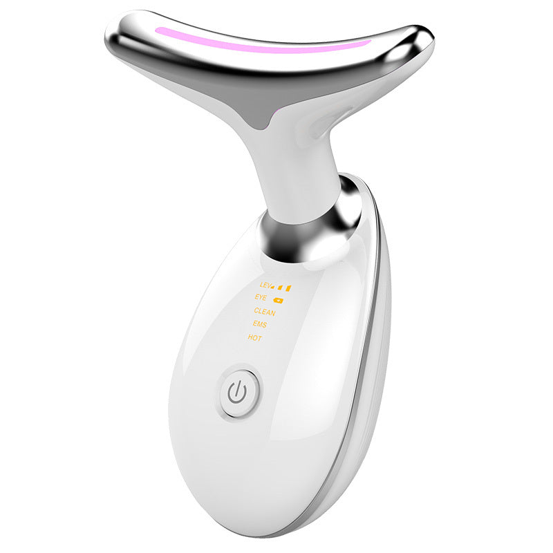 EMS Thermal Neck Lifting And Tighten Massager Electric Microcurrent Wrinkle Remover Vibrant Vaults