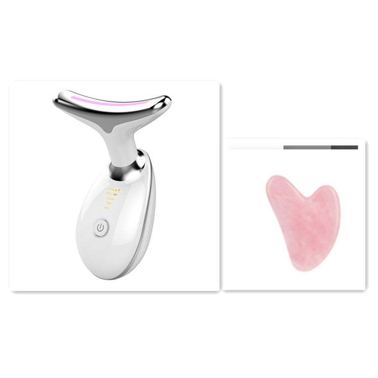 EMS Thermal Neck Lifting And Tighten Massager Electric Microcurrent Wrinkle Remover Vibrant Vaults