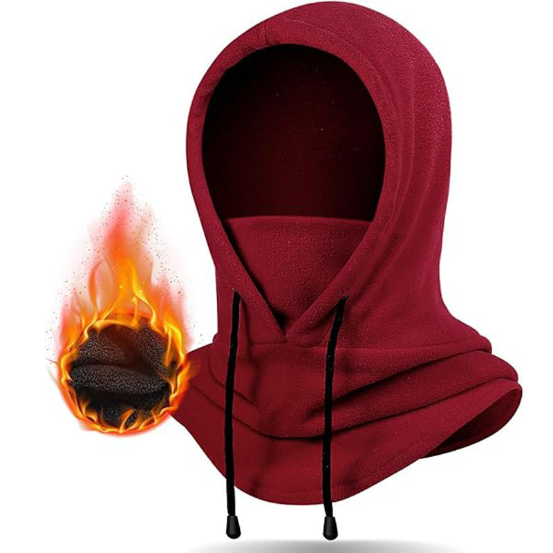 Outdoor Fleece Hat Mountain Bike Riding Windtight Hoods Motorcycle Mask Vibrant Vaults