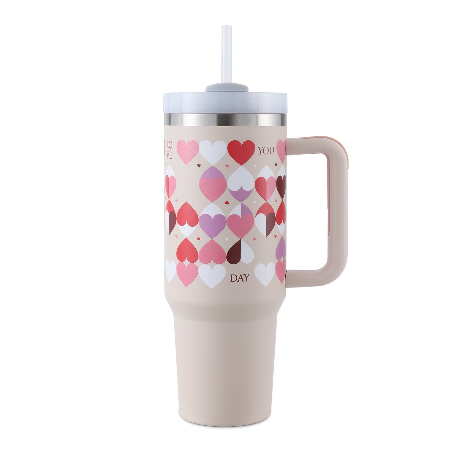 40oz Straw Coffee Mug With Handle Portable Car Stainless Steel Water Bottle Large Capacity Travel Bisphenol A Free Mug Vibrant Vaults