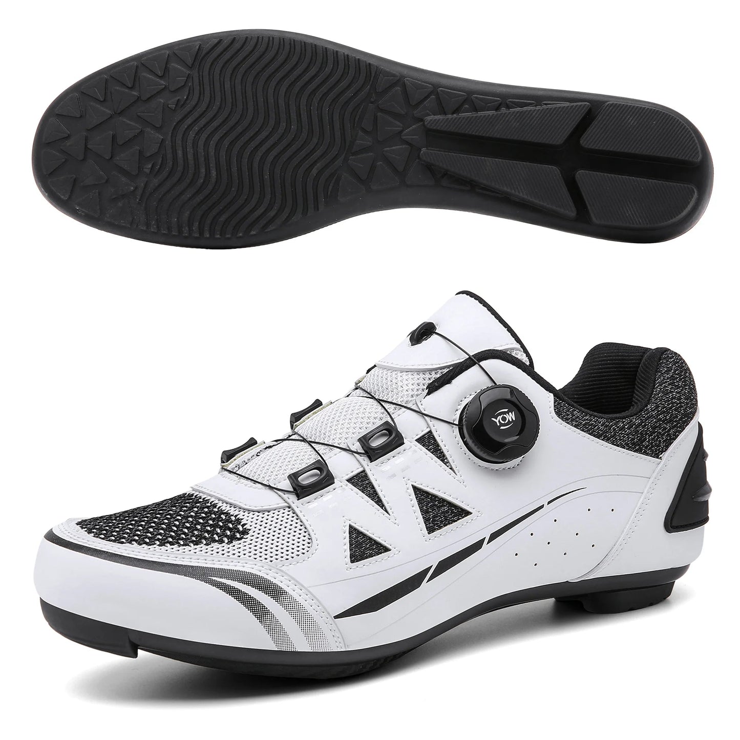 Men’s Cycling Shoes Self-locking Off-road Cycling Sneakers Women Mountain Bicycle Shoes Mesh Racing Shoes Dirt Road Bike Shoes Vibrant Vaults