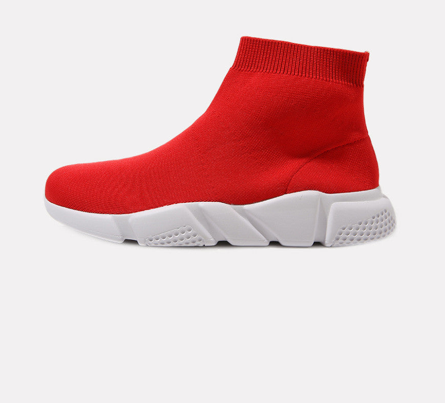 New Plush Thickened Casual Flying Woven Shoes Full Size Vibrant Vaults