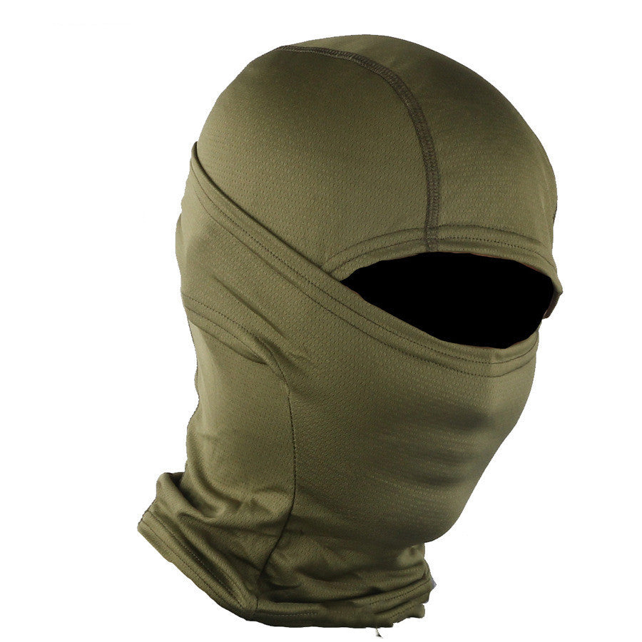 Solid Color Quick-drying Breathable Mask Tactical Protective Headgear Outdoor Cycling Full Face Protection Vibrant Vaults