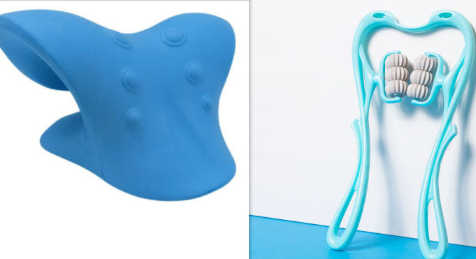 Multifunctional Manual Six-wheel Neck Massager Massage Relieve Roller Massage Tool Vibrant Vaults