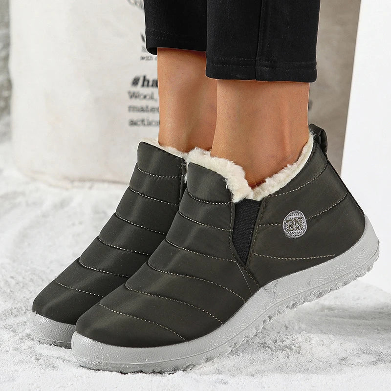 Winter Warm Shoes Women Flats Comfortable Women's Shoes Ankle Sneakers Women Short Breathable Shoes Woman Zapatos De Mujer Vibrant Vaults