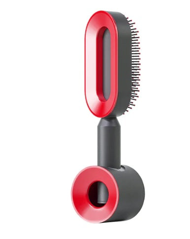 Self Cleaning Hair Brush For Women One-key Cleaning Hair Loss Airbag Massage Scalp Comb Anti-Static Hairbrush Vibrant Vaults
