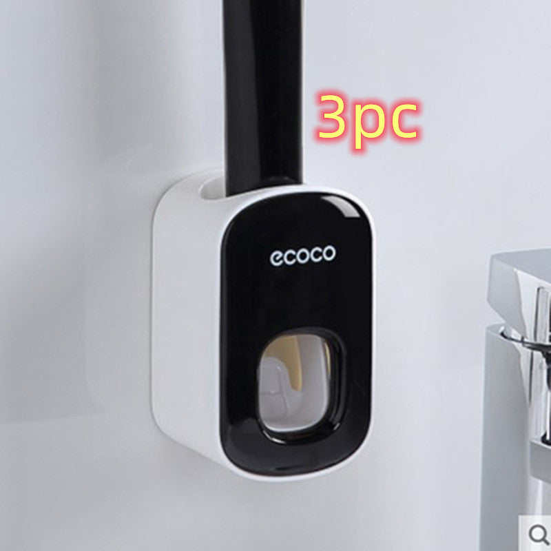 Wall Mounted Automatic Toothpaste Holder Bathroom Accessories Set Dispenser Vibrant Vaults