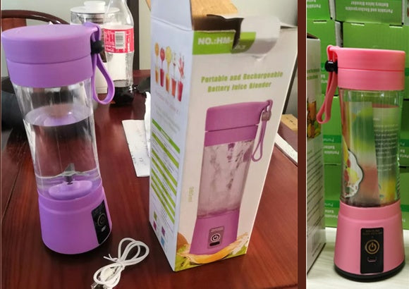 Portable Blender With USB Rechargeable Mini Kitchen Fruit Juice Mixer Home Simple Portable Electric Mini Juicer Vibrant Vaults