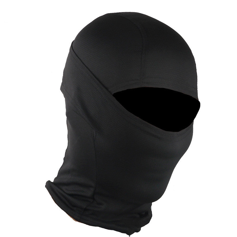 Solid Color Quick-drying Breathable Mask Tactical Protective Headgear Outdoor Cycling Full Face Protection Vibrant Vaults
