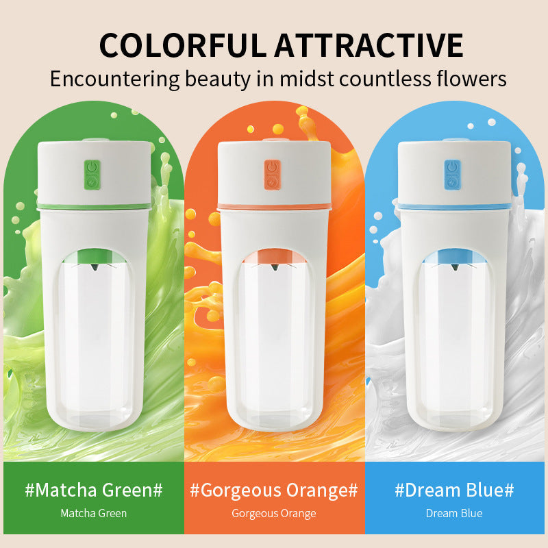 Kitchen Electric Juicer USB Charging Wireless Juices Blender Fruit Orange Mixer Squeezer Machine Ice Crush Cup Food Processor Vibrant Vaults