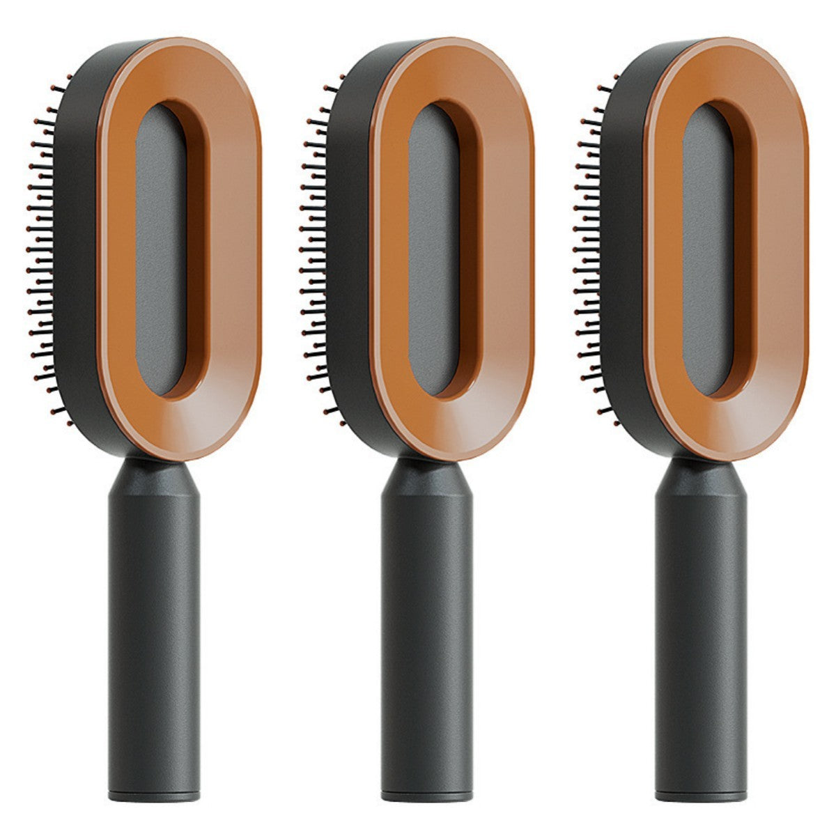 Self Cleaning Hair Brush For Women One-key Cleaning Hair Loss Airbag Massage Scalp Comb Anti-Static Hairbrush Vibrant Vaults