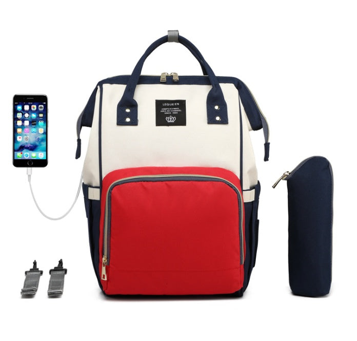 Large Capacity Diaper Bag Mummy Nursing Nappy Backpacks Travel Baby Vibrant Vaults