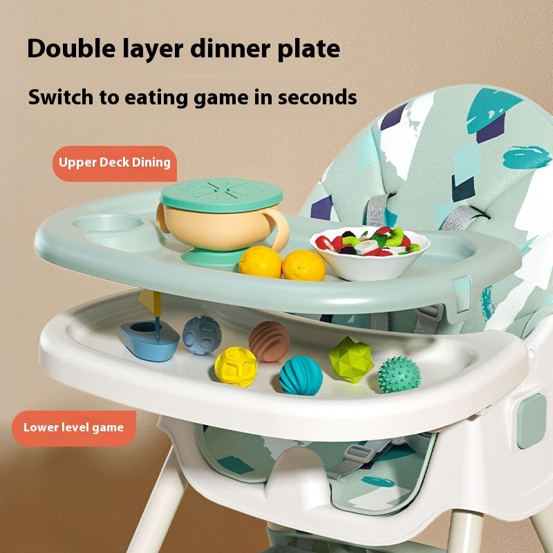 Baby Dining Chair Adjustable Children's Tables And Chairs Vibrant Vaults