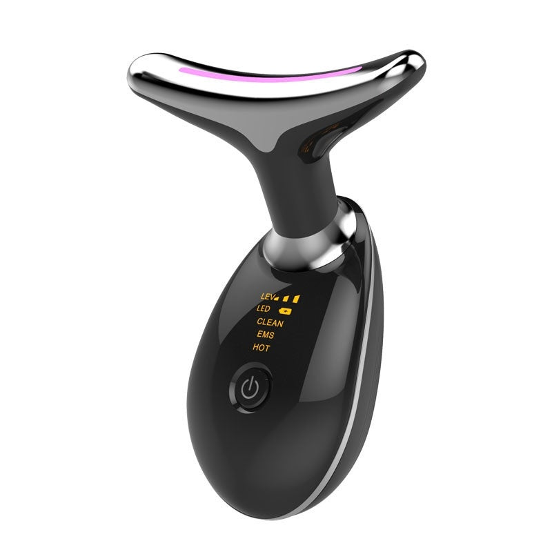 EMS Thermal Neck Lifting And Tighten Massager Electric Microcurrent Wrinkle Remover Vibrant Vaults