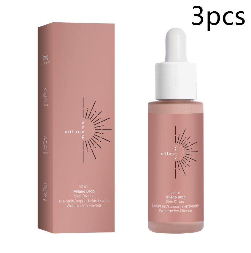 Tanning Face Serum Face Body Tanning Bed Outdoor Fine Line Repair Skin Serum Dark Bronzer Self Tanning Serum Drops Vibrant Vaults