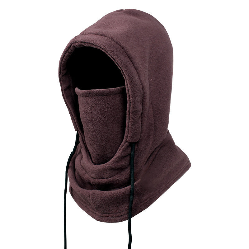 Outdoor Fleece Hat Mountain Bike Riding Windtight Hoods Motorcycle Mask Vibrant Vaults