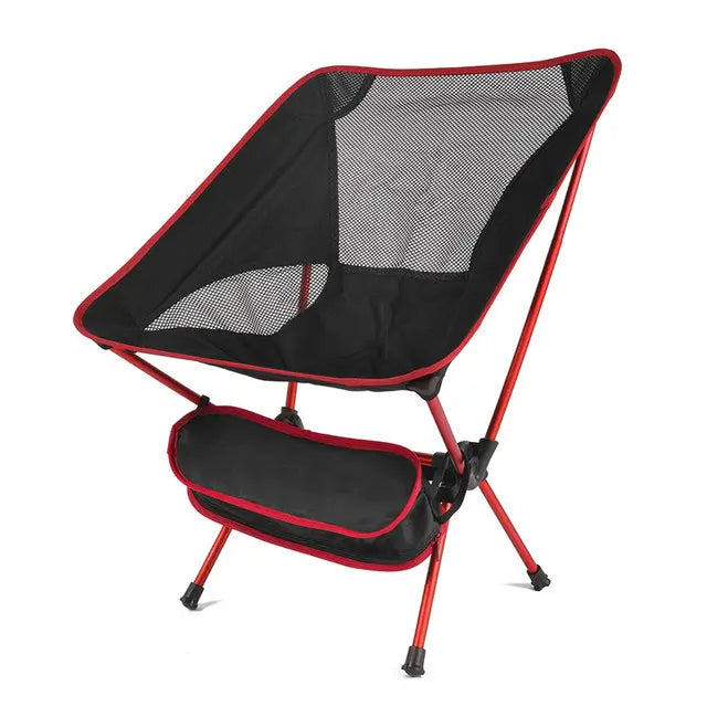 Detachable Portable Folding Moon Chair Outdoor Camping Chairs Beach Fishing Chair Ultralight Travel Hiking Picnic Seat Tools