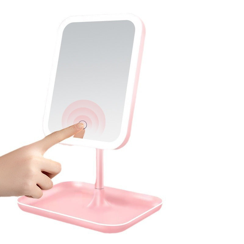 Led Make-up Mirror Portable Smart With Light Vibrant Vaults