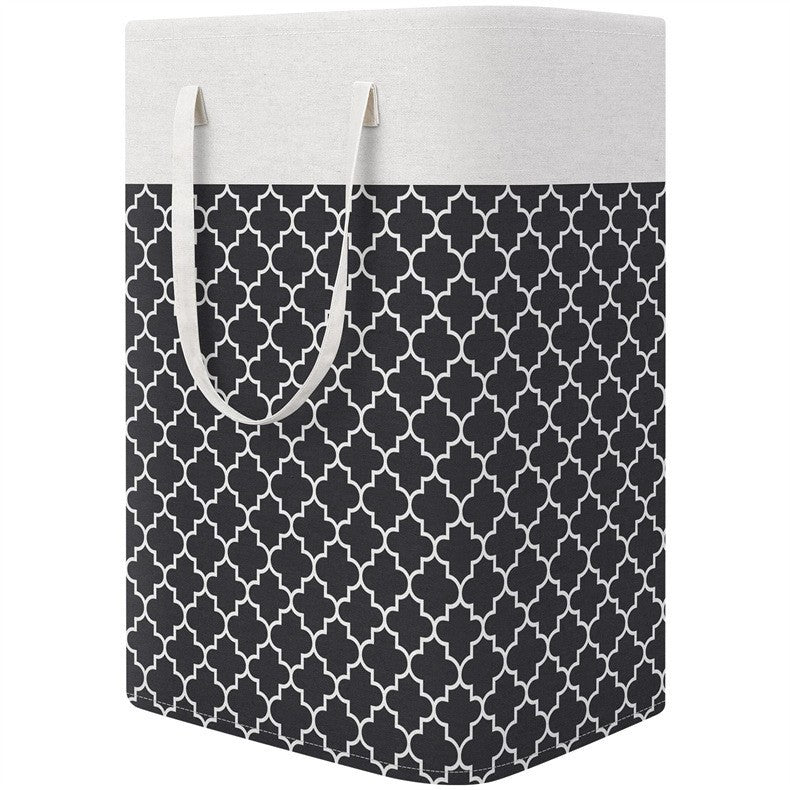 Large Laundry Basket Striped Foldable Storage Bag Laundry Baskets Vibrant Vaults