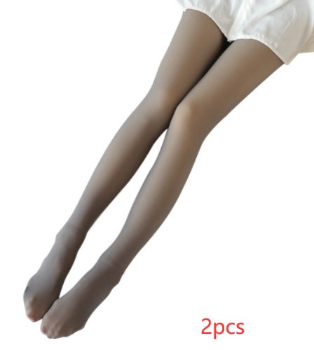 Fake Translucent Plus Size Leggings Fleece Lined Tights Fall And Winter Warm Fleece Pantyhose Women Fleece Lined Pantyhose Thermal Winter Tights Vibrant Vaults