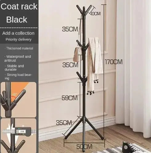 Easy To Assemble Floor Standing Irregular Hangers, Office Wrought Iron Hangers, Bedroom Vertical Hangers, Creative Lobby Hangers Vibrant Vaults