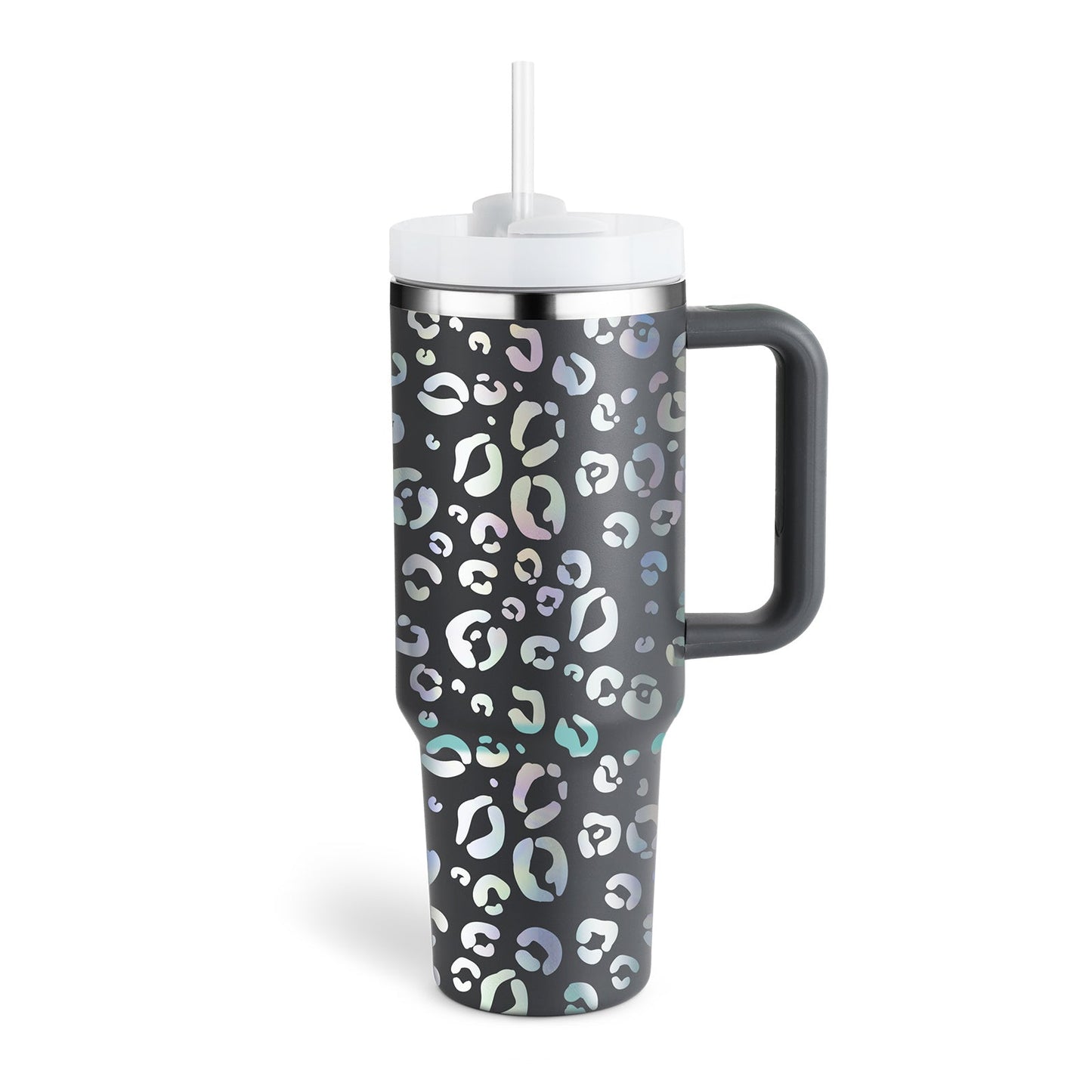 40oz Straw Coffee Mug With Handle Portable Car Stainless Steel Water Bottle Large Capacity Travel Bisphenol A Free Mug Vibrant Vaults