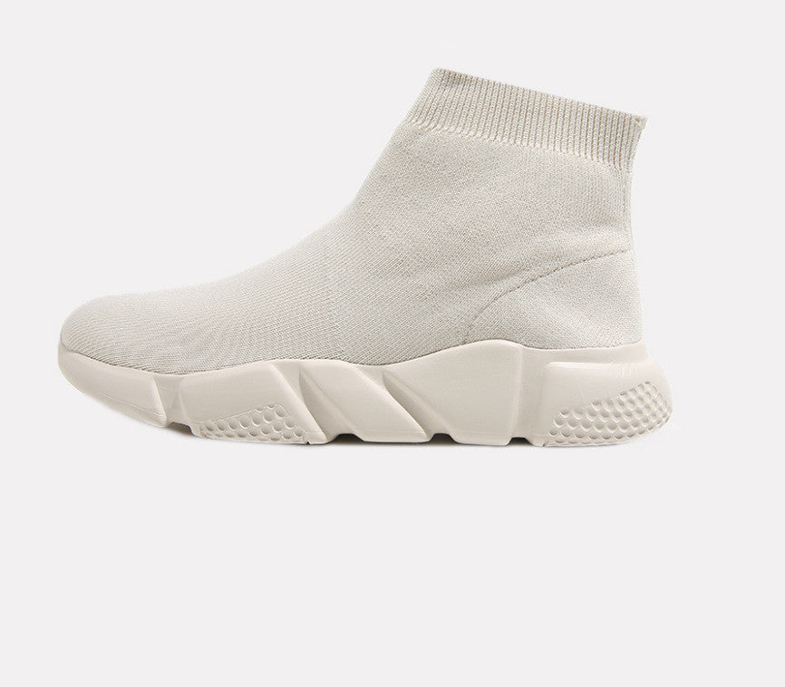 New Plush Thickened Casual Flying Woven Shoes Full Size Vibrant Vaults