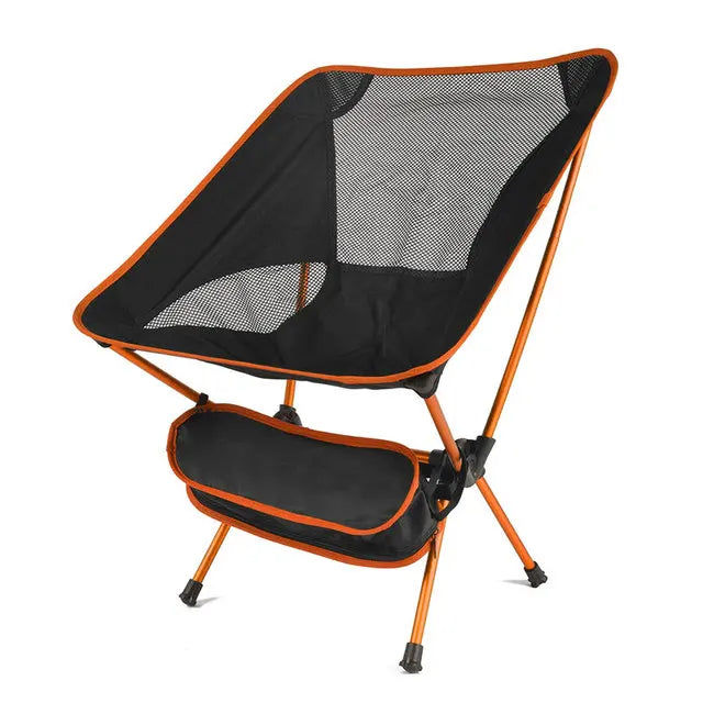 Detachable Portable Folding Moon Chair Outdoor Camping Chairs Beach Fishing Chair Ultralight Travel Hiking Picnic Seat Tools