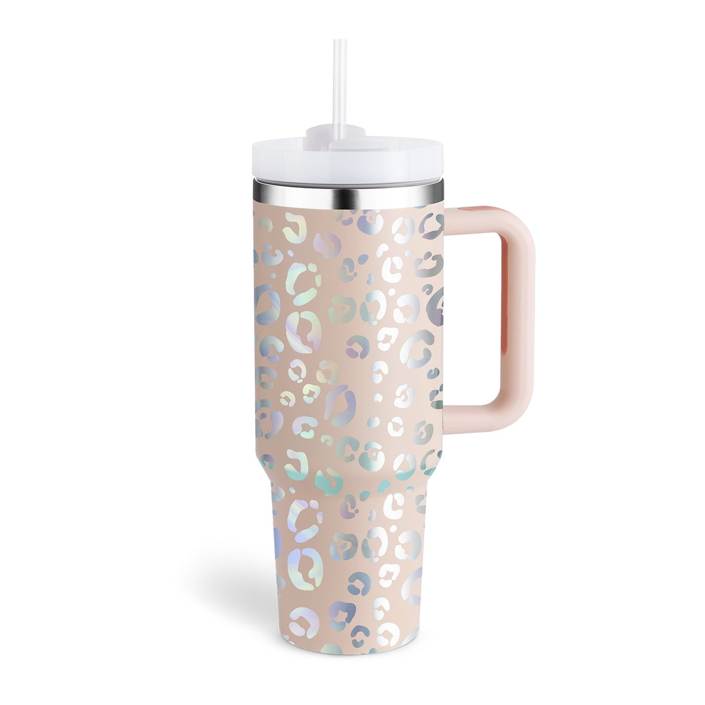 40oz Straw Coffee Mug With Handle Portable Car Stainless Steel Water Bottle Large Capacity Travel Bisphenol A Free Mug Vibrant Vaults