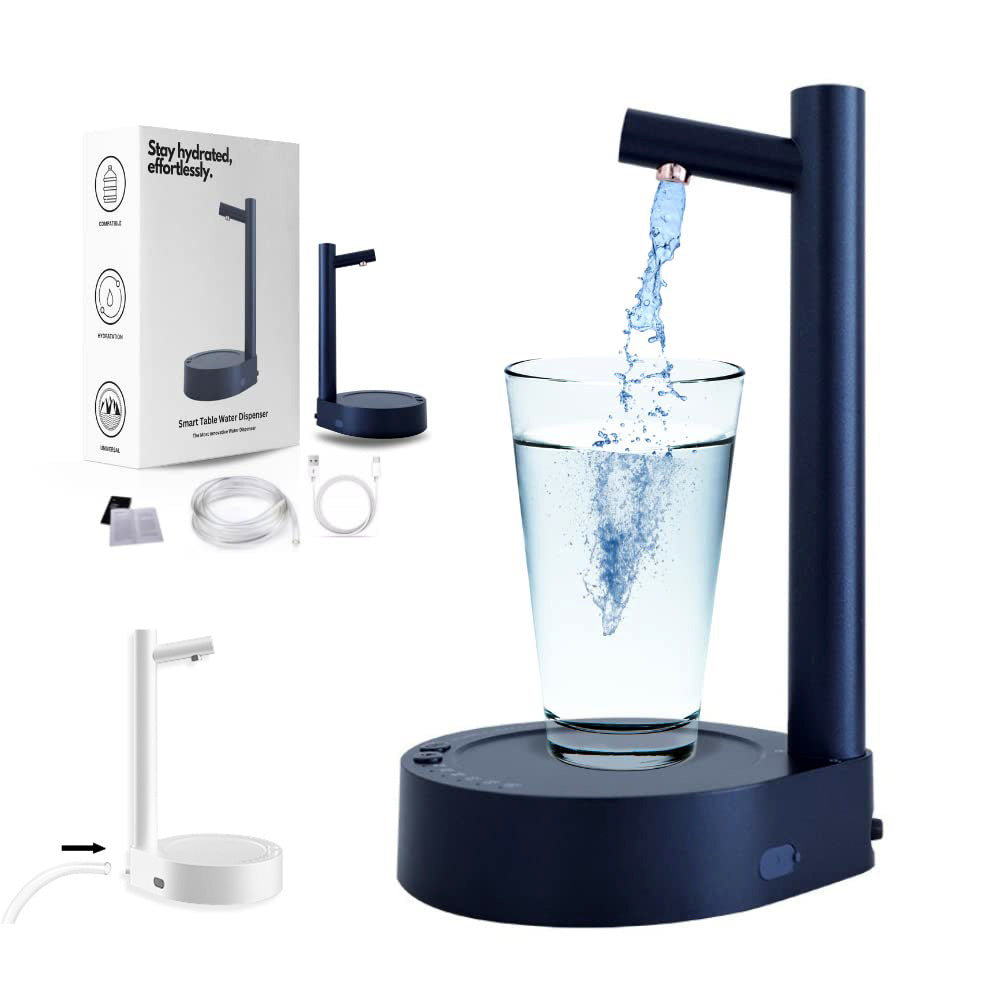 Desk Dispenser Electric Water Gallon Automatic Water Bottle Dispenser Rechargeable Water Dispenser Vibrant Vaults
