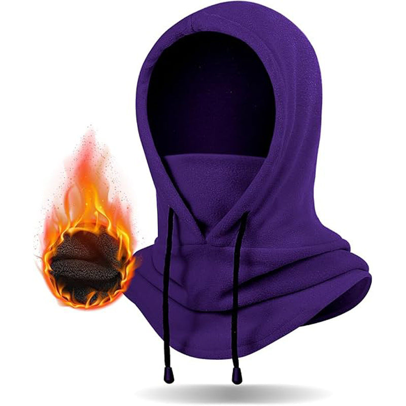 Outdoor Fleece Hat Mountain Bike Riding Windtight Hoods Motorcycle Mask Vibrant Vaults