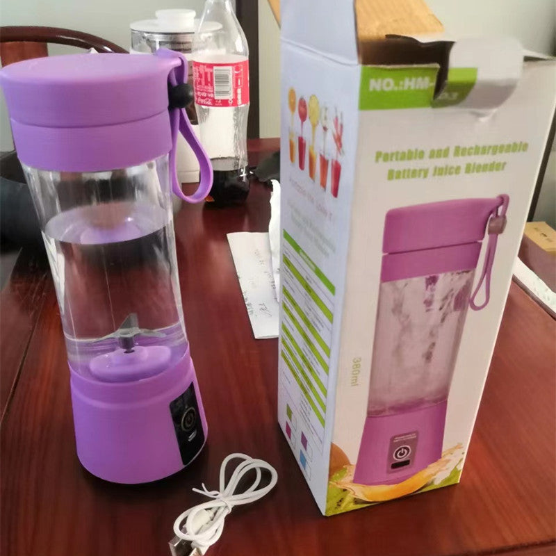 Portable Blender With USB Rechargeable Mini Kitchen Fruit Juice Mixer Home Simple Portable Electric Mini Juicer Vibrant Vaults