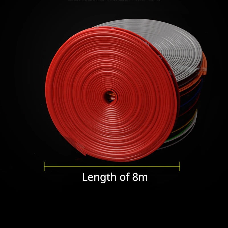Universal Car Rim Protect Strip Wheel Edge Protector Car Wheel Sticker Tire Protection Care Covers Car Styling Vibrant Vaults