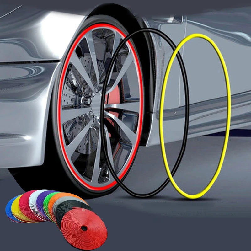 Universal Car Rim Protect Strip Wheel Edge Protector Car Wheel Sticker Tire Protection Care Covers Car Styling Vibrant Vaults