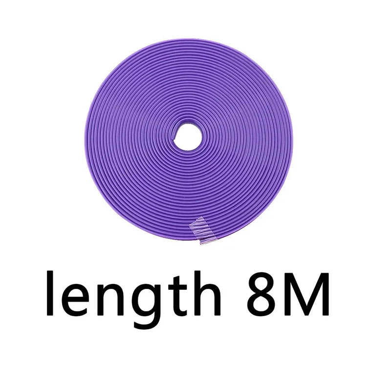 Universal Car Rim Protect Strip Wheel Edge Protector Car Wheel Sticker Tire Protection Care Covers Car Styling Vibrant Vaults