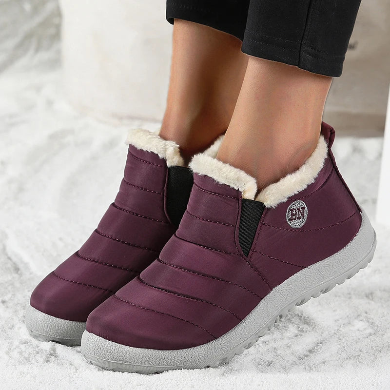 Winter Warm Shoes Women Flats Comfortable Women's Shoes Ankle Sneakers Women Short Breathable Shoes Woman Zapatos De Mujer Vibrant Vaults