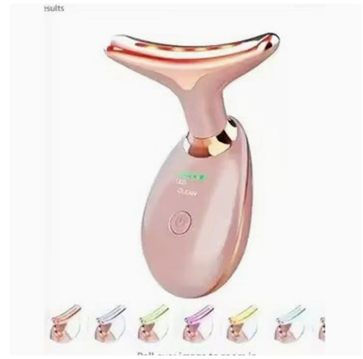 EMS Thermal Neck Lifting And Tighten Massager Electric Microcurrent Wrinkle Remover Vibrant Vaults